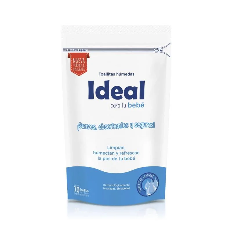 IDEAL TOALLITAS HUME. HIPOALERGENICA X 50