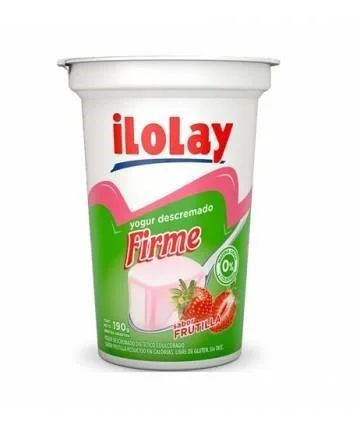 ILOLAY FIRME DESCREMADO FRUTILLA 190G