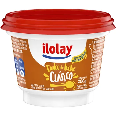 DULCE DE LECHE ILOLAY 200G