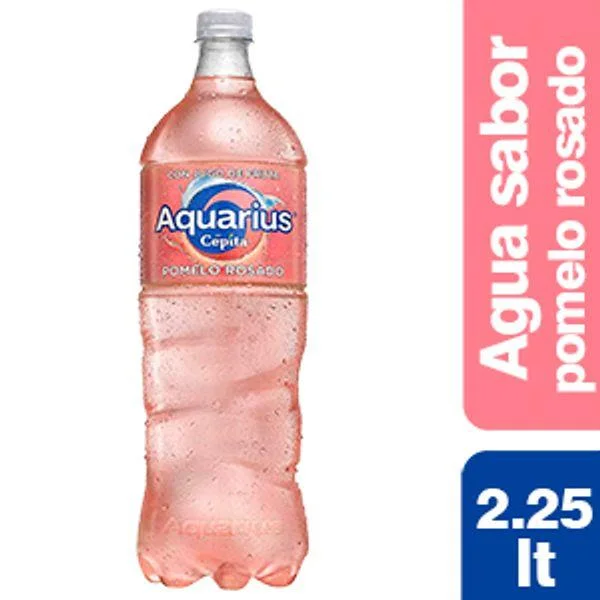 AQUARIUS POMELO ROSADO 2.25L