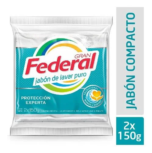 JABON BLANCO FEDERAL 2X150G