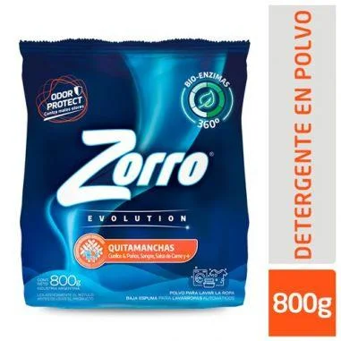 JABON EN POLVO ZORROEVOLUTION  800G