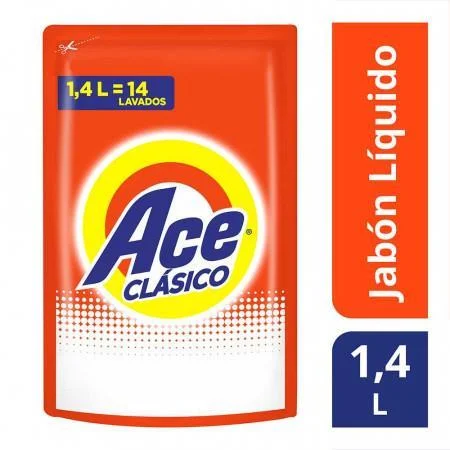 ACE CLASICO JABON LIQUIDO 800ML 