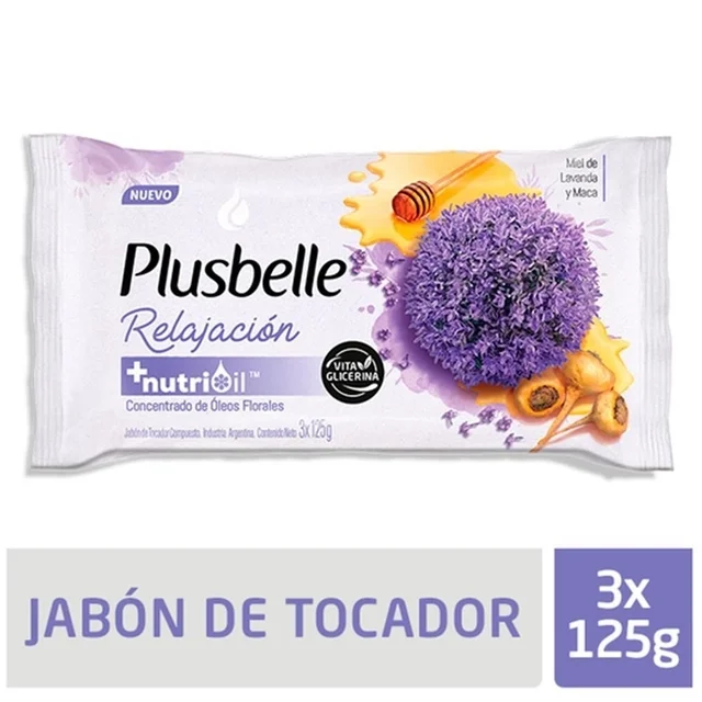JABON PLUSBELLE LAVANDA X3