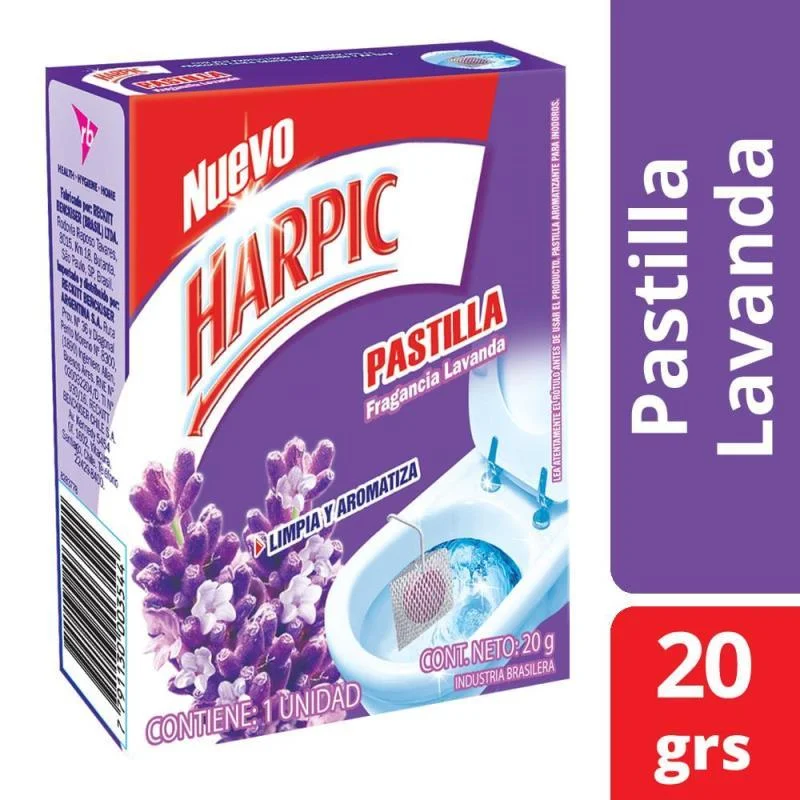 HARPIC PASTILLA LAVANDA 20G