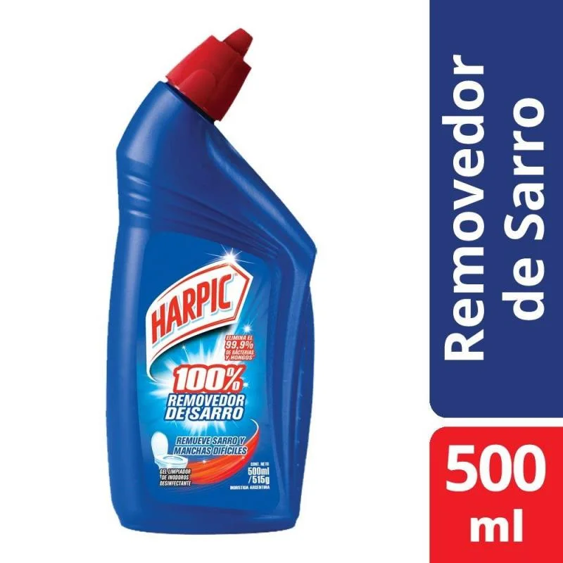 GEL LIMPIA INOD. HARPIC REMOVEDOR DE SARRO X 500ML