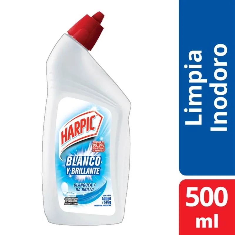 GEL HARPIC BLANCO Y BRILLANTE 500 ML
