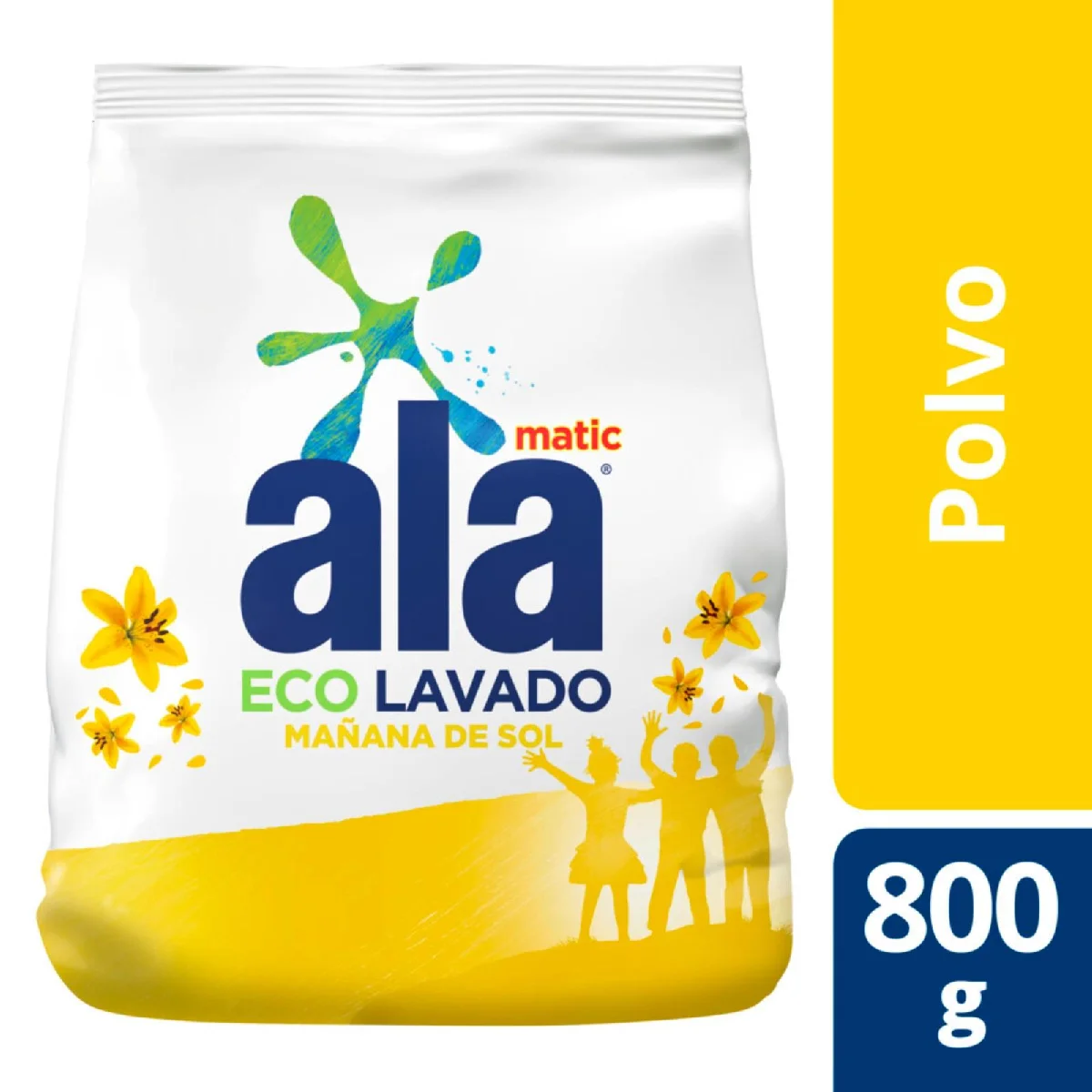 JABON EN POLVO ALA MATIC 800MAÑANAS DE SOL