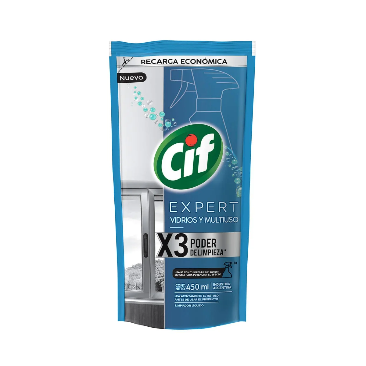 CIF EXPERT VIDRIOS  X 450 ML 
