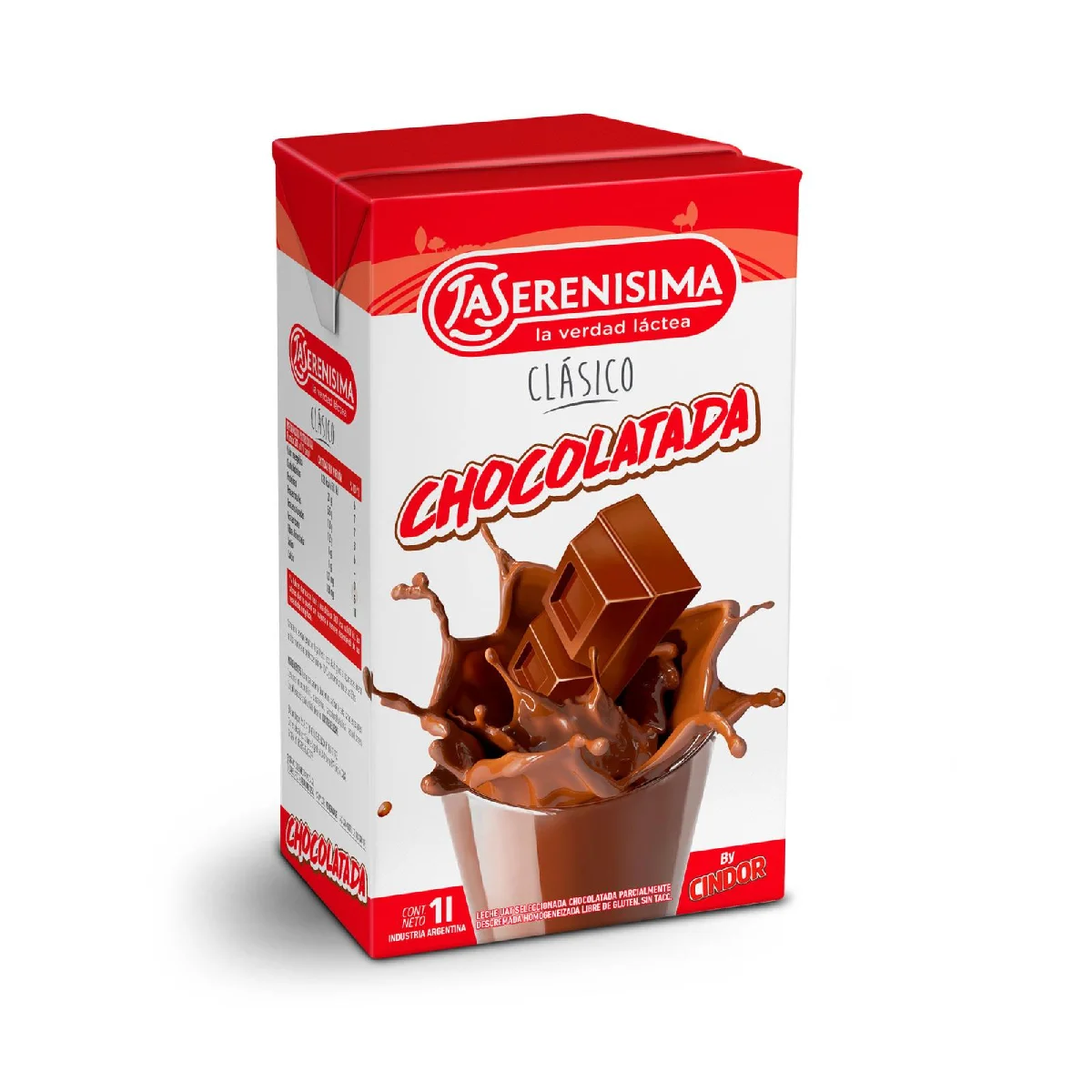 CHOCOLATADA LA SERENISIMA CLASICO 1L.