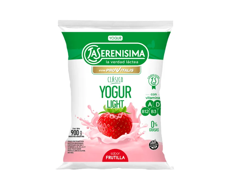 YOGUR DESCREMADO LA SERE. FRUTILLA 900G