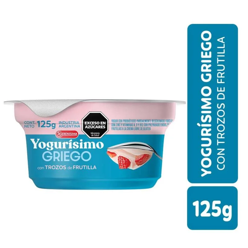 YOGURISIMO GRIEGO FRUTILLA 125G