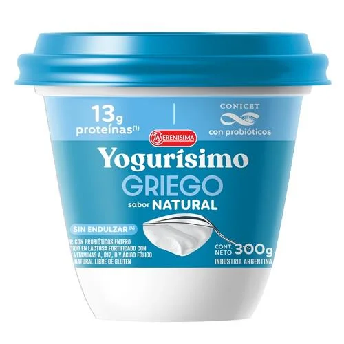 YOGUR NATURAL LS X 300 G