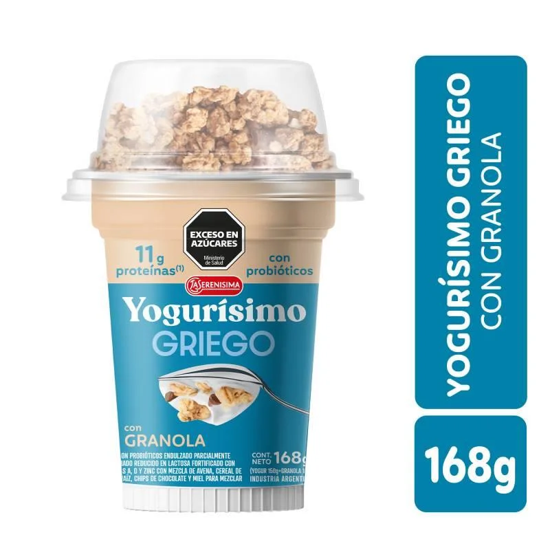 YOGUR CON GRANOLA LS 168 GS