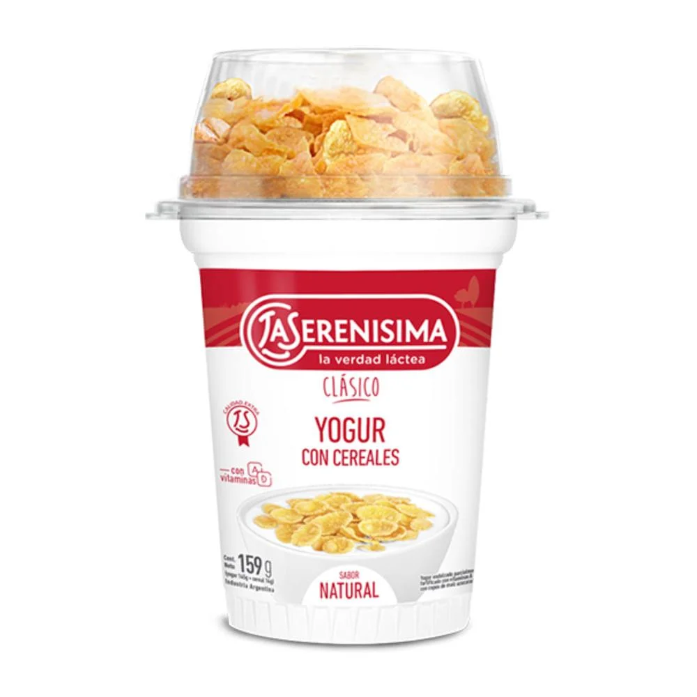 SERENISIMA CLASICO C/CEREALES 159G
