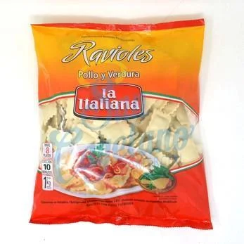 RAVIOLES POLLO Y VERDURA LA ITAL. 1KG
