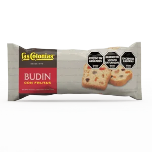 BUDIN LAS COLONIAS CON FRUTA 