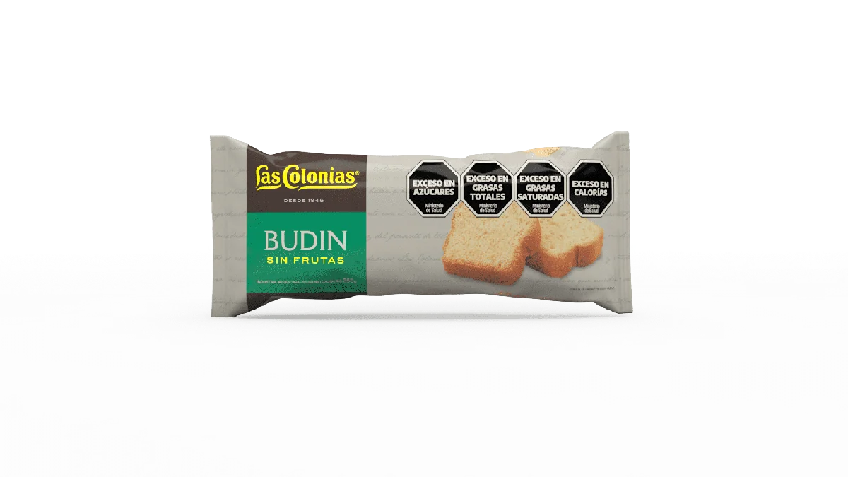 BUDIN SIN FRUTAS LAS COLONIAS 