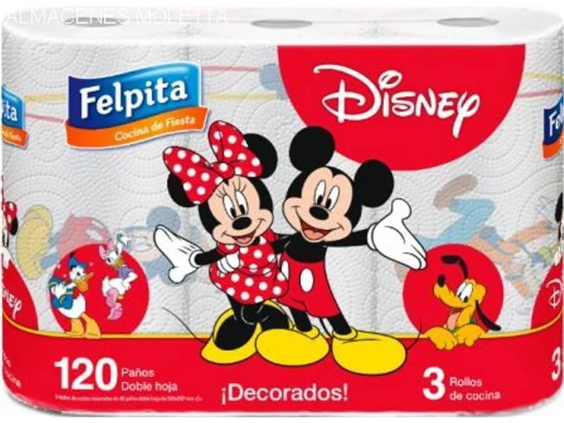 FELPITA DECORADOS DISNEY