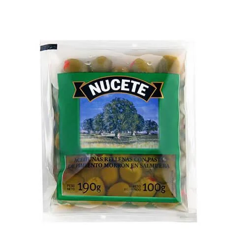 NUCETE ACEITUNA RELLENA X 100 GRS