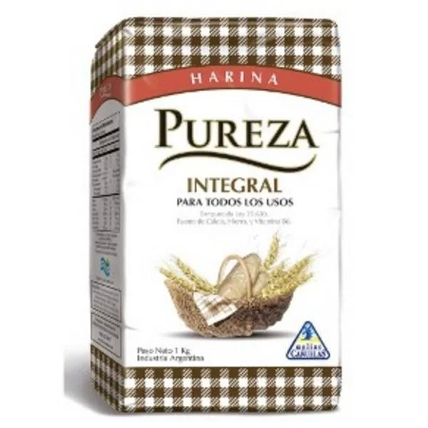 HARINA PUREZA INTEGRAL 1KG