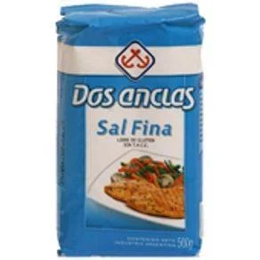 DOS ANCLAS SAL FINA TRILAMINADO X500GRS