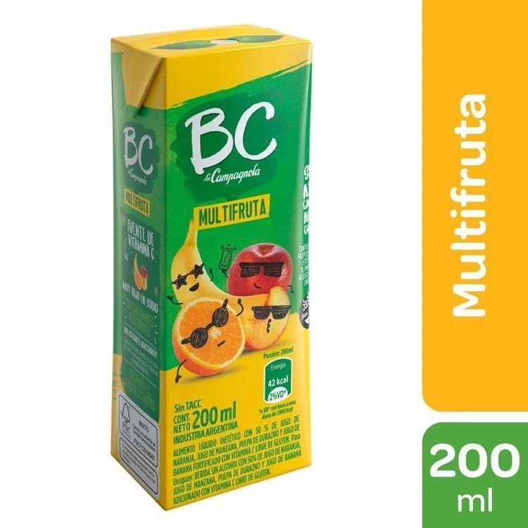 BC MULTIFRUTA 200ML