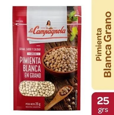 CAMPAGNOLA PIMIENTA BLANCA GRANO  X25GRS