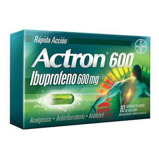ACTRON IBUPROFENO 600MG