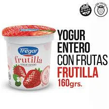 YOGUR CON FRUTA TREGAR FRUTILLA 160 G