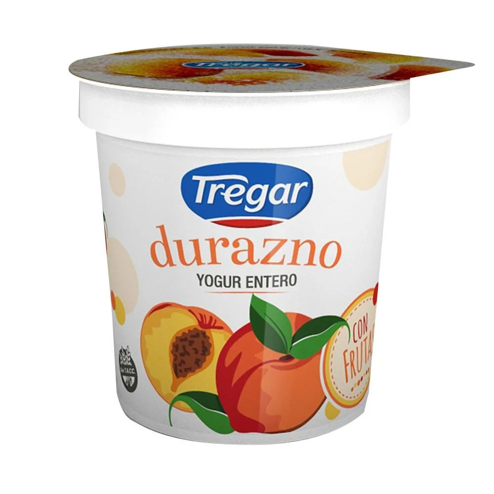 YOGUR CON FRUTAS TREGAR DURAZNO 160 G