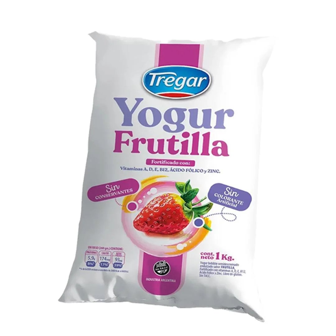 YOGUR TREGAR FRUTILLA 900 G