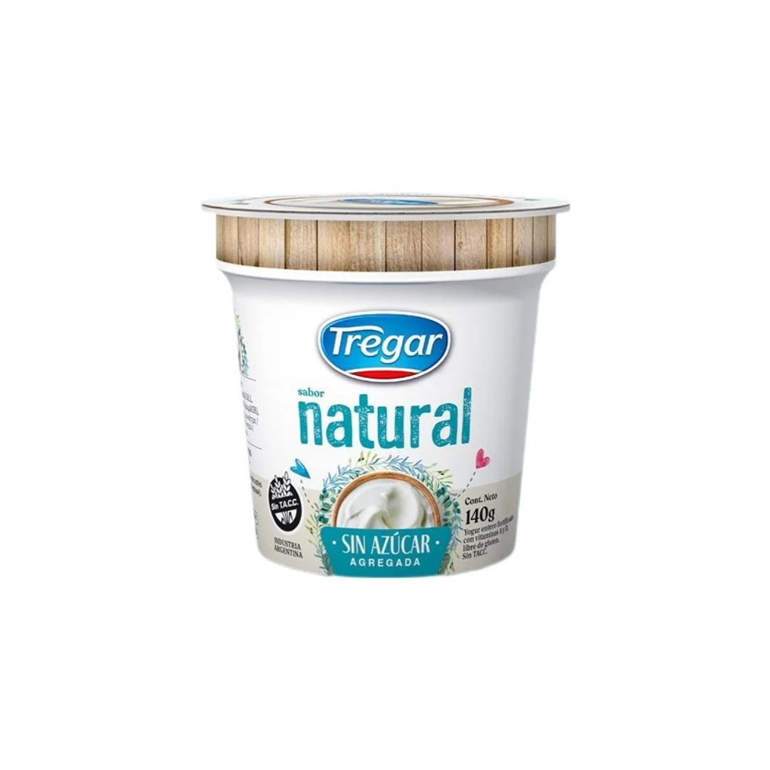 YOG. TREGAR NATURAL 140 G