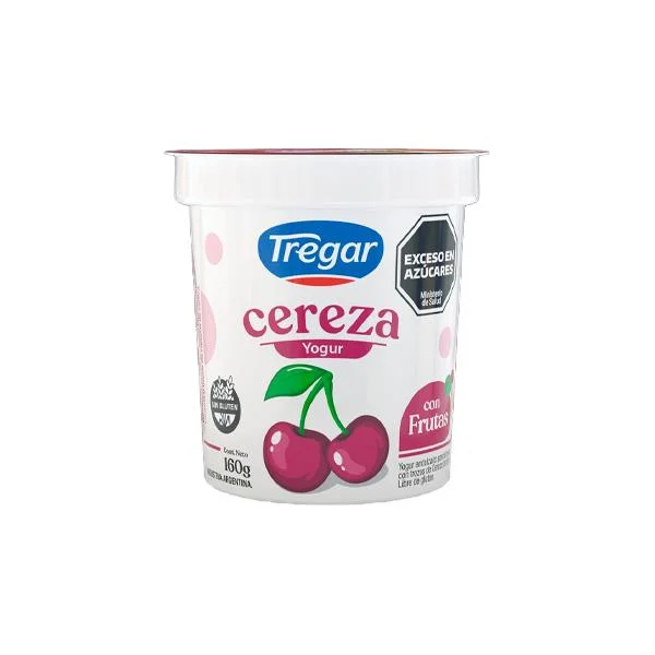 YOGUR CON FRUTA  CEREZA TREGAR 160G