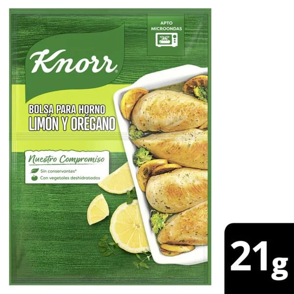 BOLSA KNORR LIMON Y OREGANO 21G