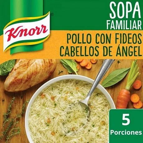 KNORR SOPA DE POLLO C/ CABELLOS DE ANGEL 80G