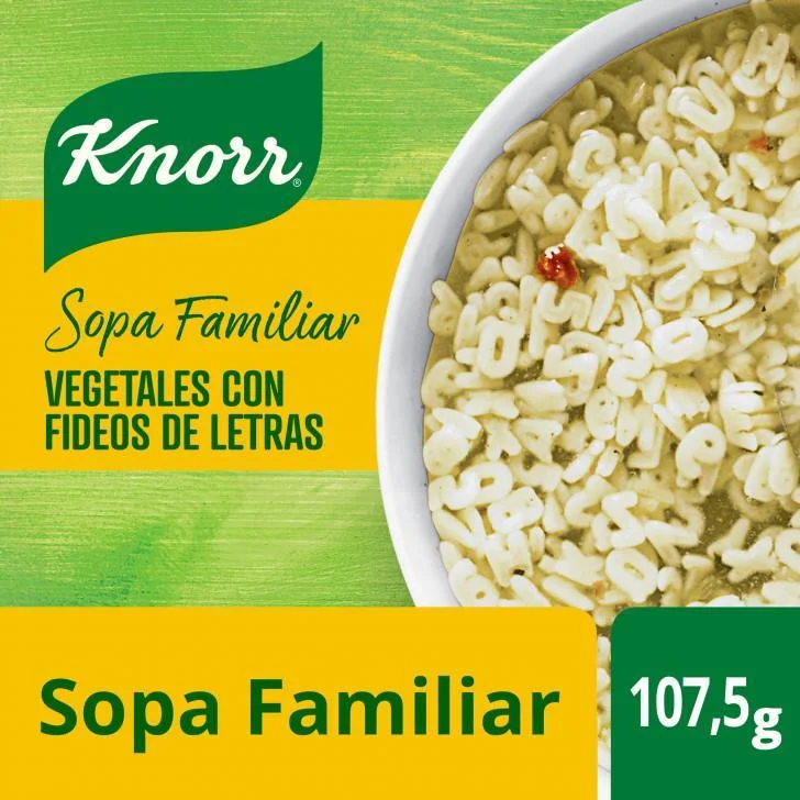 SOPA DE LETRAS KNORR 107.5 G