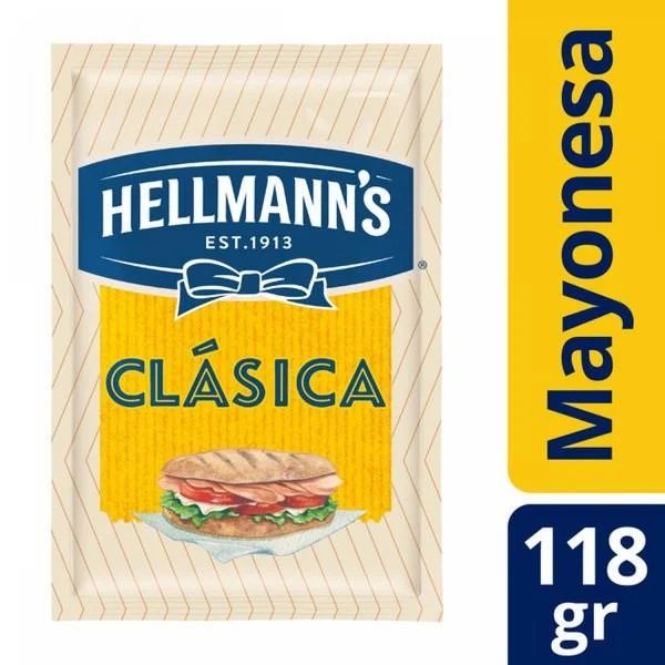 MAYONESA HELLMANS LIVIANA 118G