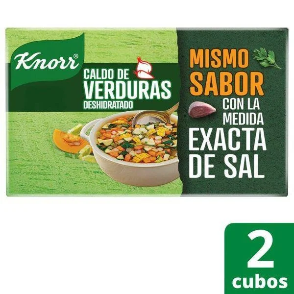 CALDO KNORR VERDURAS 19G