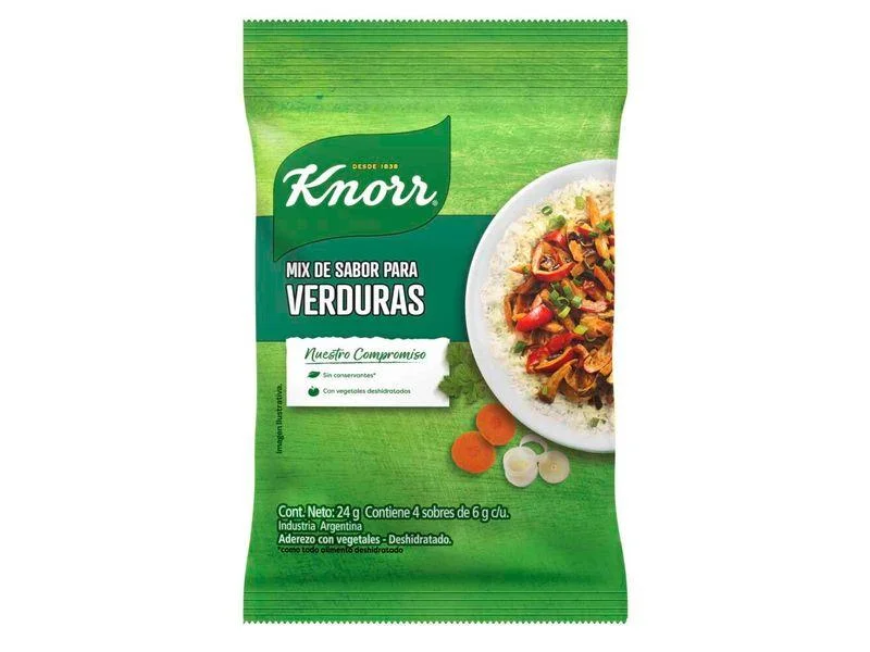 CALDO KNORR MIX VERDURAS 24 G