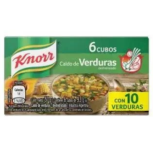 KNORR CALDO VERDURA X 6 U. 57G