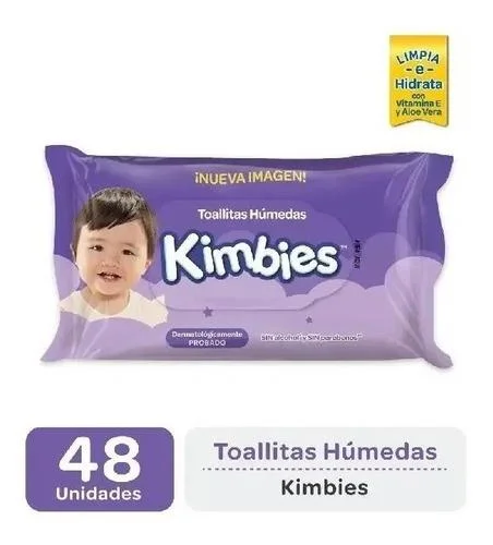 TOALLAS HUMEDAS KIMBIES X48