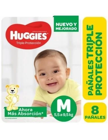 HUGGIES CLASIC M X 8