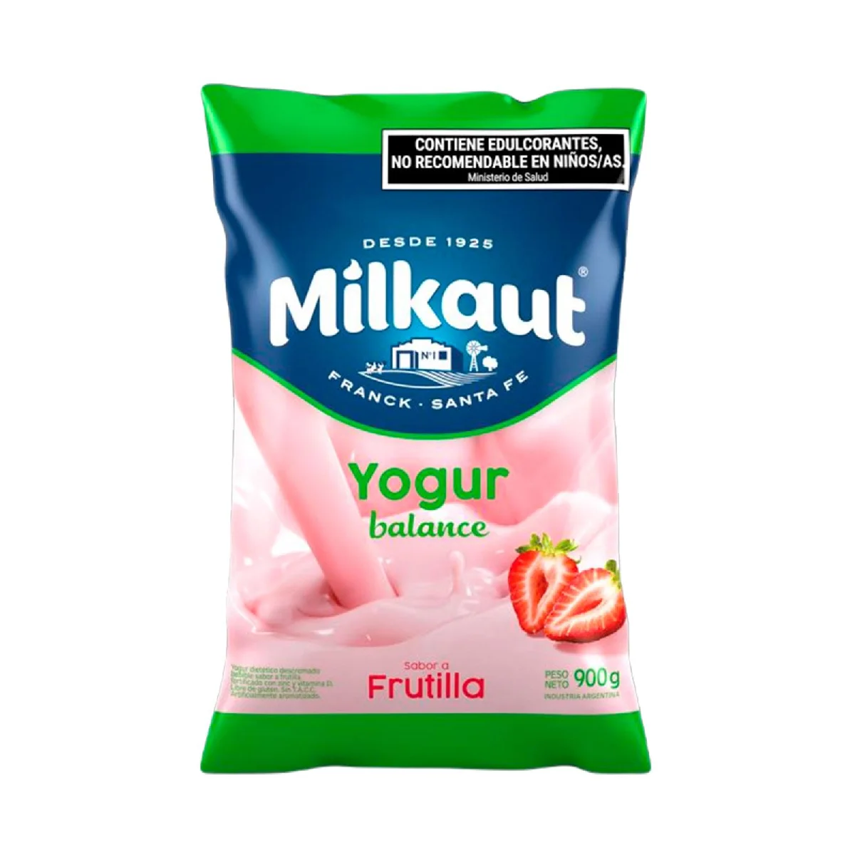 YOGUR DESCREMADO MILKAUT 900 