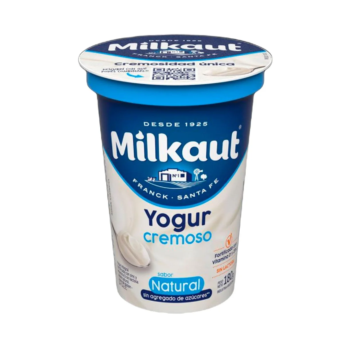 YOG. MILKAUT CREMOSO NATURAL 180 G