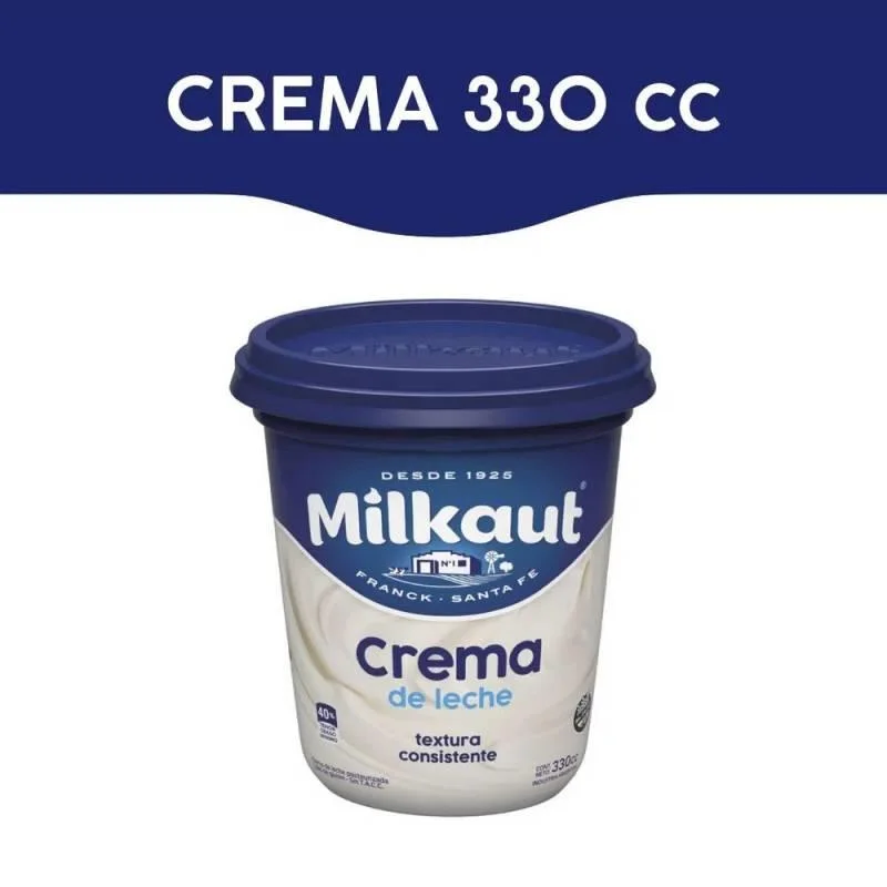 CREMA DE LECHE MILKAUT 330 G
