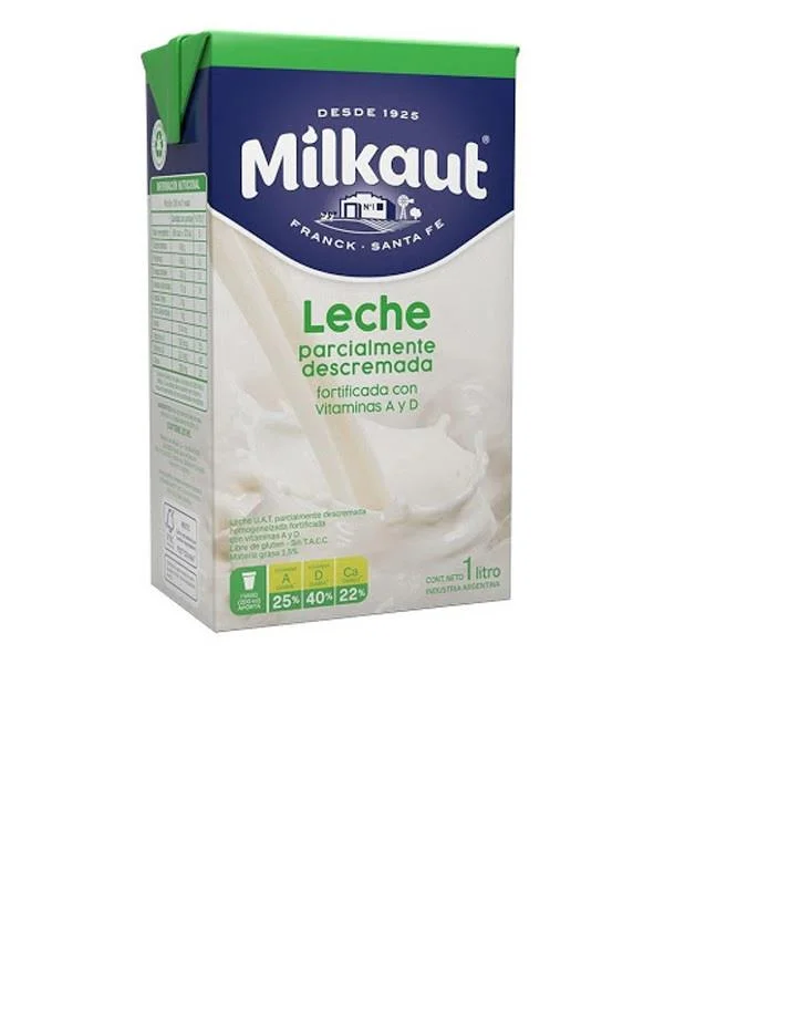 LECHE DESCREMADA MILKAUT 1 L