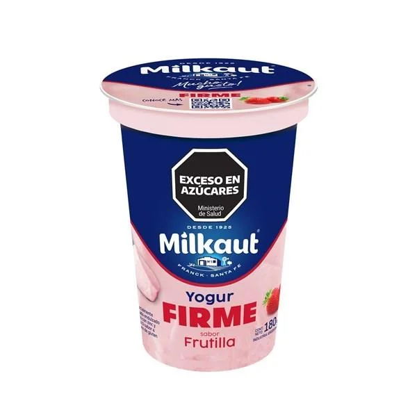 YOG. MILKAUT FIRME FRUTILLA 180 G