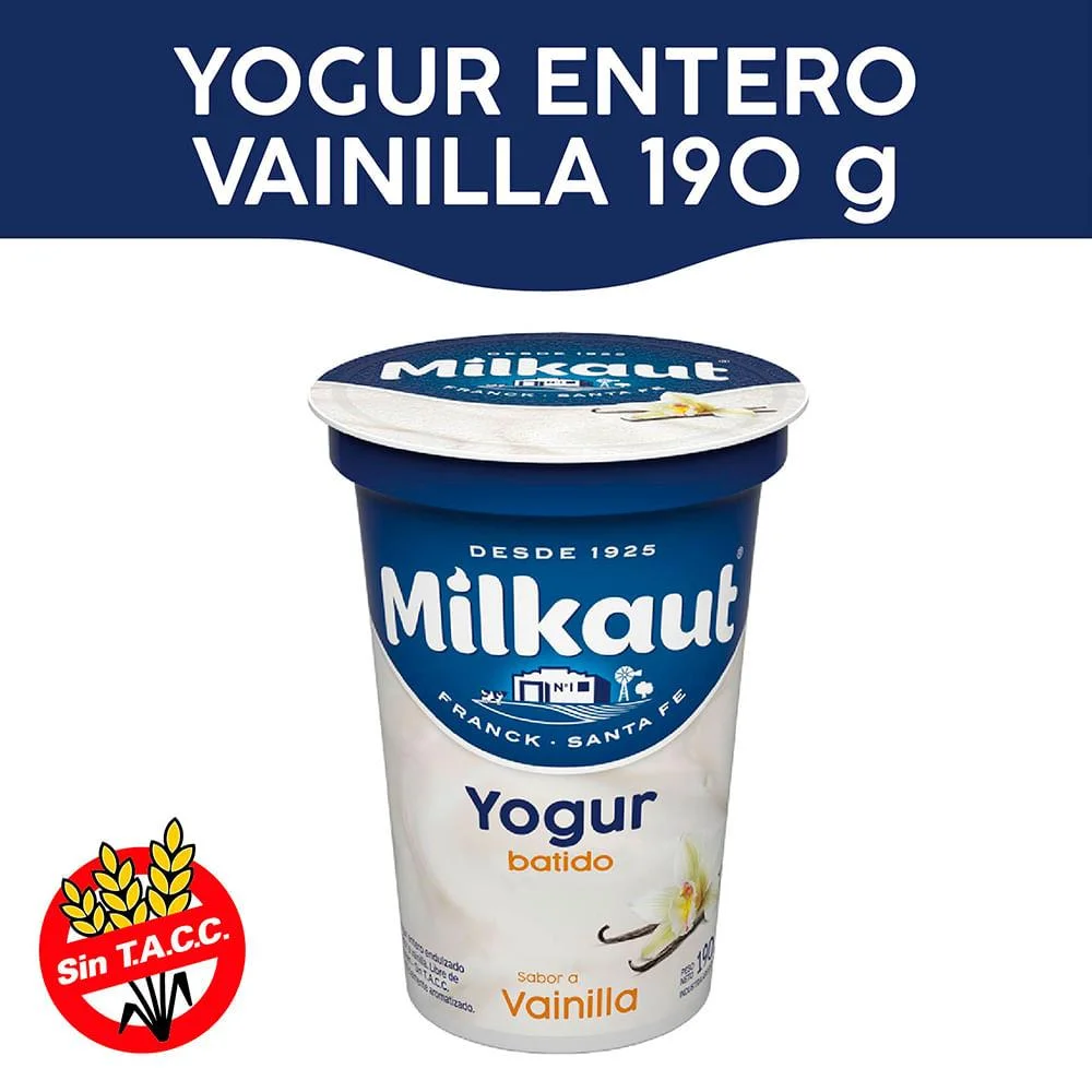 YOG. CREMOSO MILKAUT VAINILLA 180 G