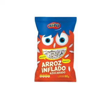 PEIPO ARROZ INFLADO AZUCARADO X 70 GRS 